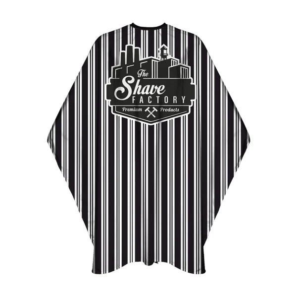 The Shave Factory Stripes Barber Cape